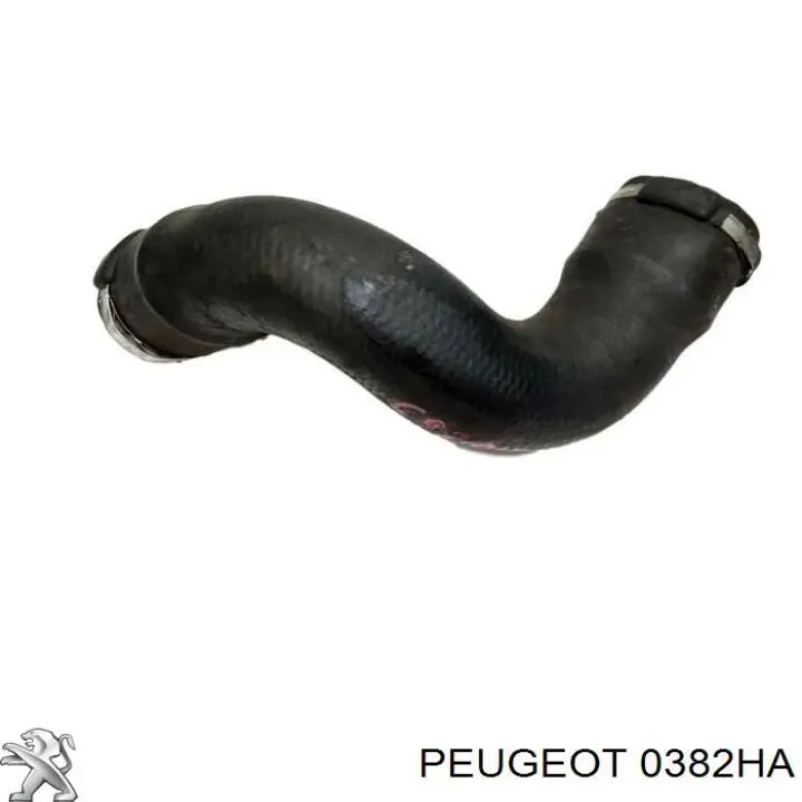 0382HA Peugeot/Citroen шланг (патрубок интеркуллера верхний)