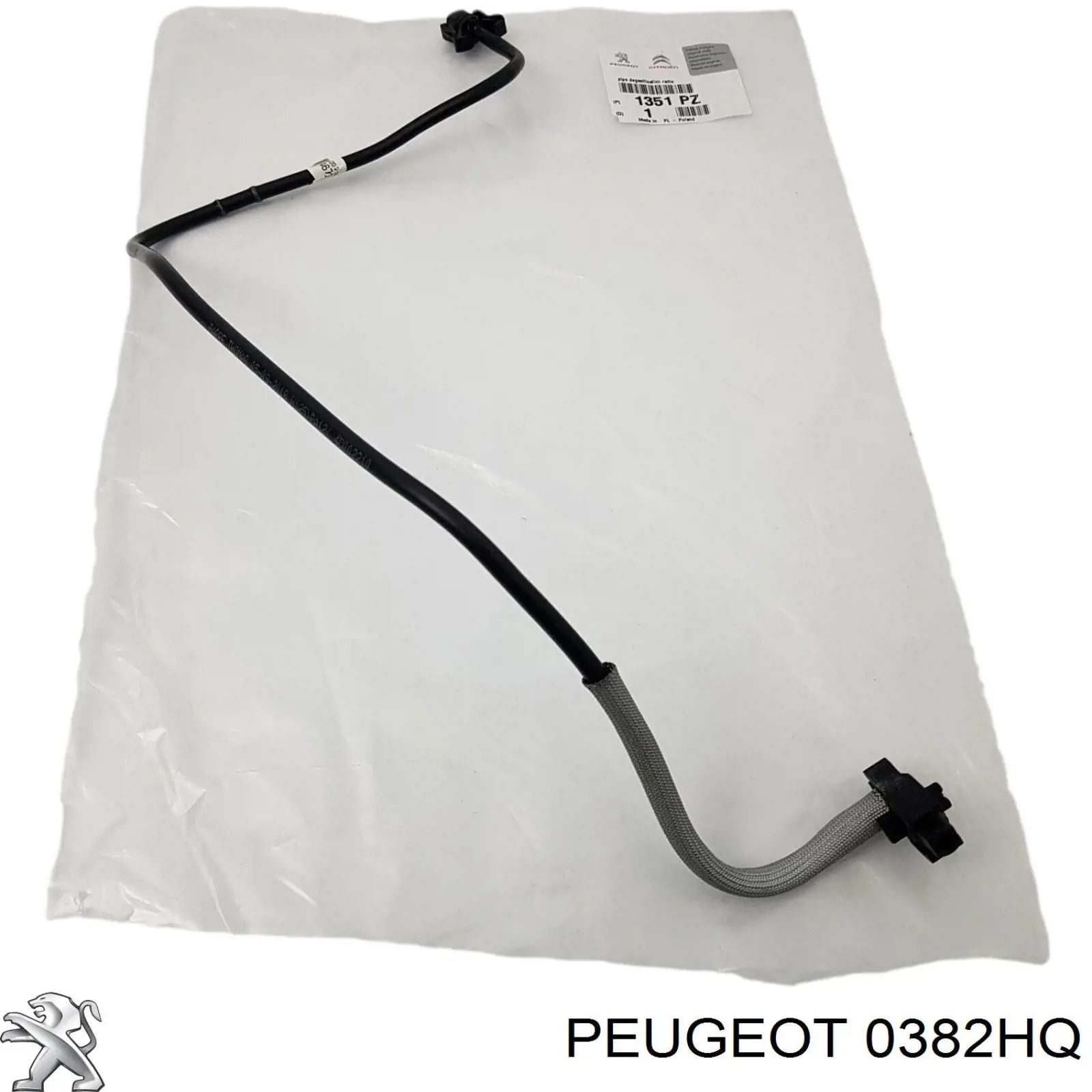 Шланг/патрубок интеркуллера Peugeot/Citroen 0382HQ цена, от 31.49 USD