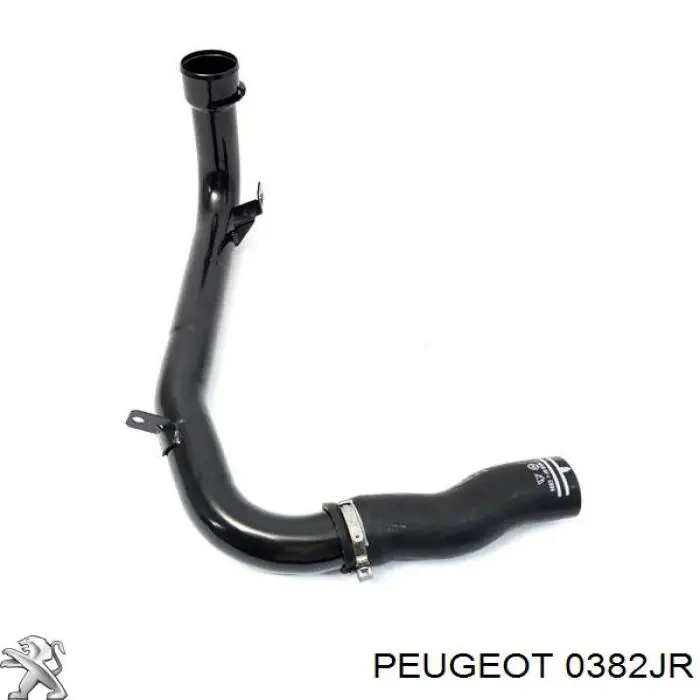 0382JR Peugeot/Citroen mangueira (cano derivado esquerda de intercooler)