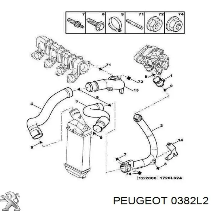  Peugeot/Citroen 0382L2 цена, от 2.40 USD