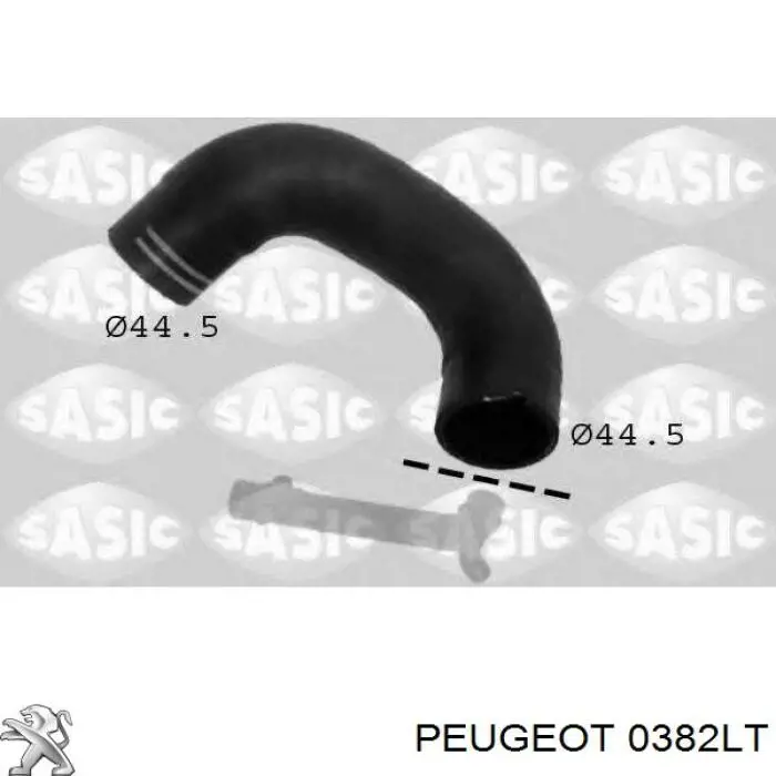 Купить 0382LT Peugeot/Citroen Патрубок интеркулера