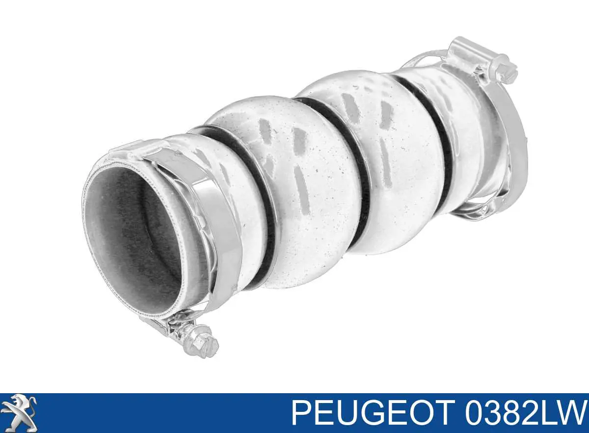 0382LW Peugeot/Citroen шланг (патрубок интеркуллера)