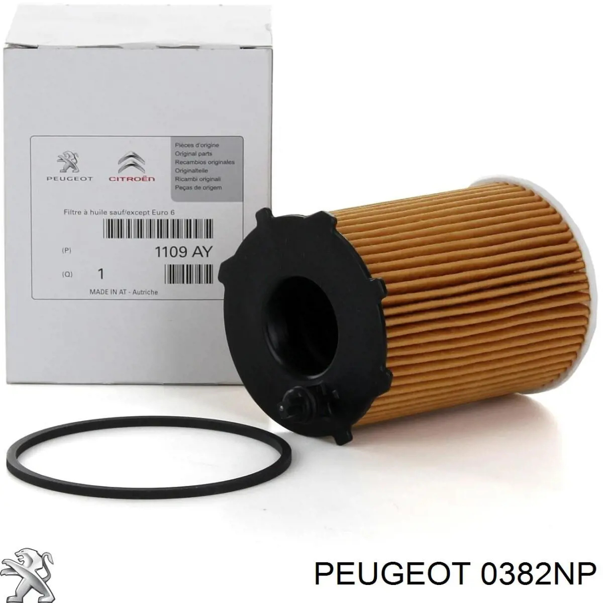 Tubo flexible de aire de sobrealimentación 0382NP Peugeot/Citroen