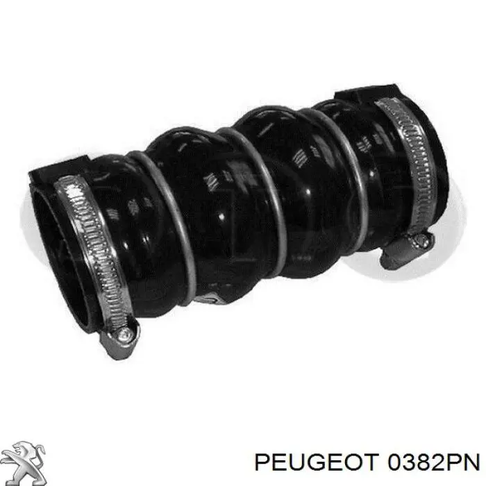 0382PN Peugeot/Citroen шланг (патрубок интеркуллера)
