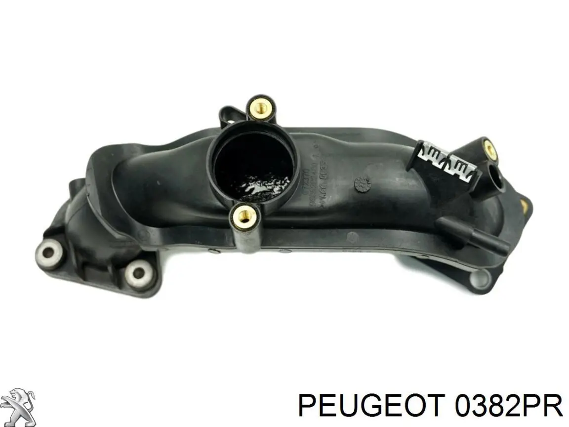 0382PR Peugeot/Citroen cano derivado de ar, da válvula de borboleta