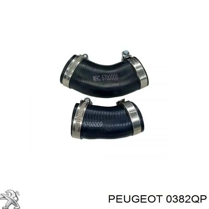 0382QP Peugeot/Citroen Патрубок интеркуллера