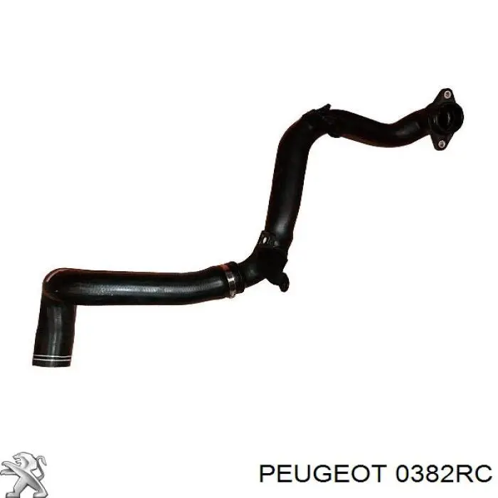 0382RC Peugeot/Citroen шланг (патрубок интеркуллера левый)