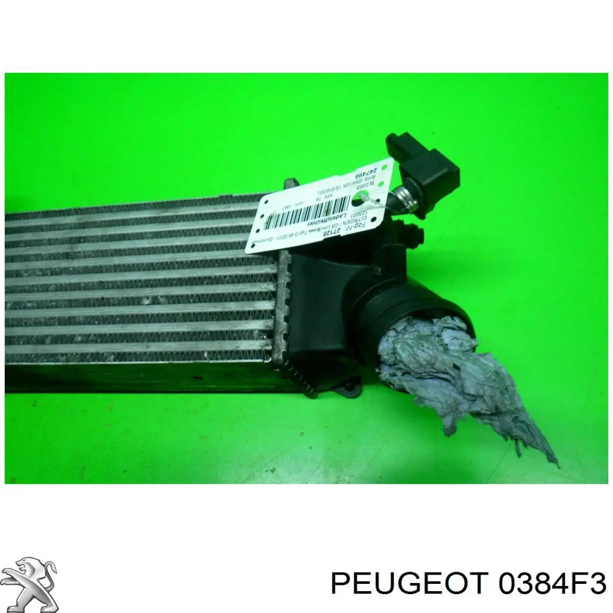 0384F3 Peugeot/Citroen интеркулер