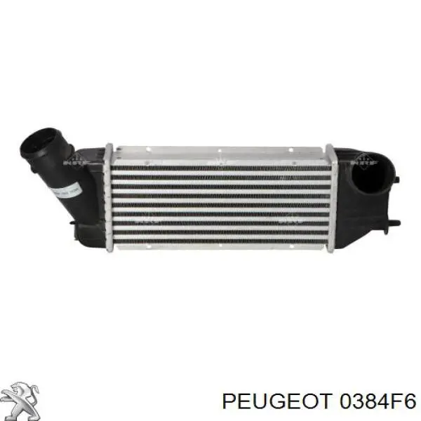 Radiador de aire de admisión 0384F6 Peugeot/Citroen
