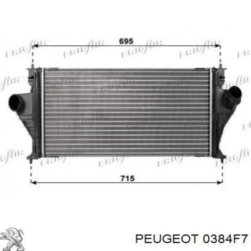 Купить 0384F7 Peugeot/Citroen Интеркулер