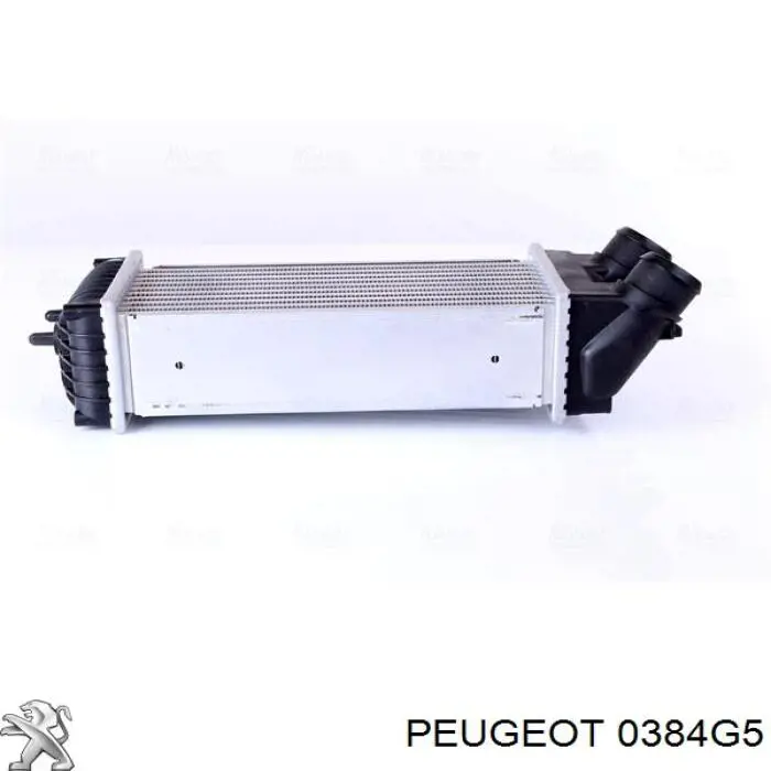 Radiador de aire de admisión 0384G5 Peugeot/Citroen