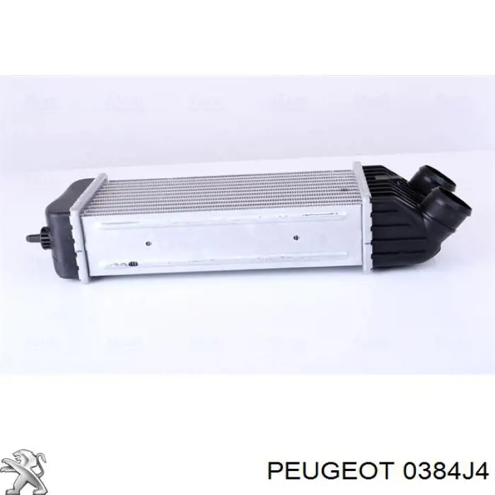 Radiador de aire de admisión 0384J4 Peugeot/Citroen
