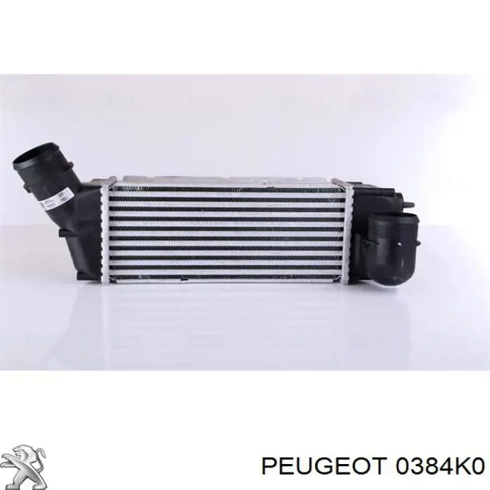 Radiador de aire de admisión 0384K0 Peugeot/Citroen