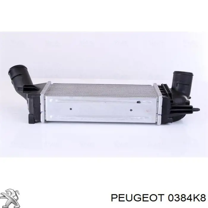 Радиатор интеркуллера Peugeot/Citroen 0384K8