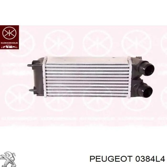 Radiador de aire de admisión 0384L4 Peugeot/Citroen