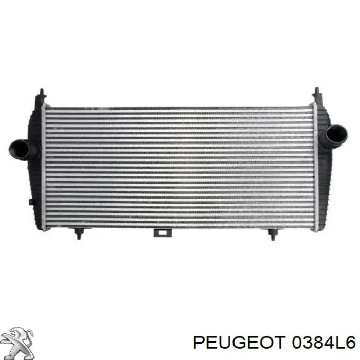 Radiador de aire de admisión 0384L6 Peugeot/Citroen