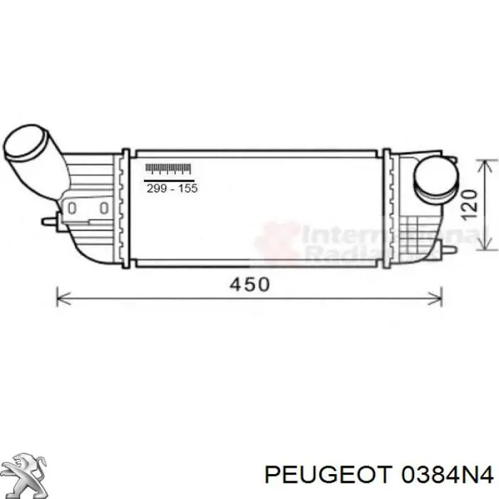 Интеркулер 818620 VALEO