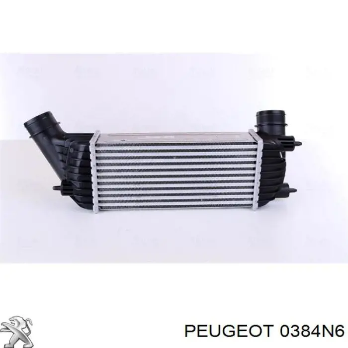 0384N6 Peugeot/Citroen интеркулер
