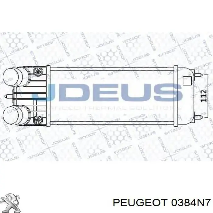 Система охлаждения наддувочного воздуха Peugeot/Citroen 0384N7 цена, от 80.58 USD