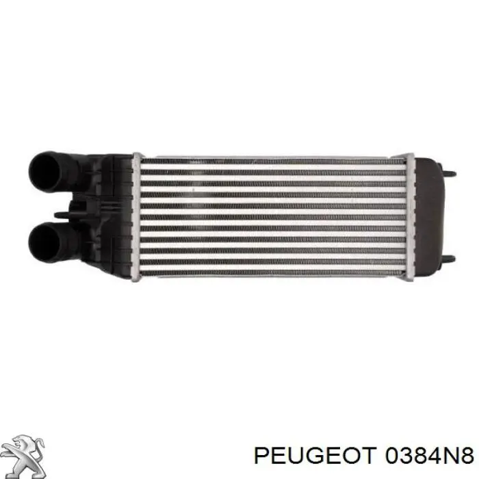 Радиатор интеркуллера Peugeot/Citroen 0384N8