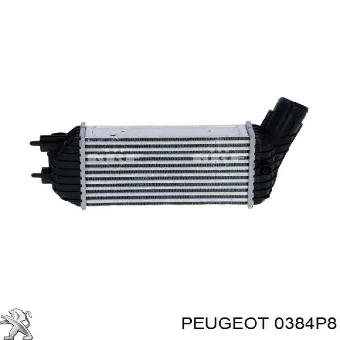 0384P8 Peugeot/Citroen интеркулер