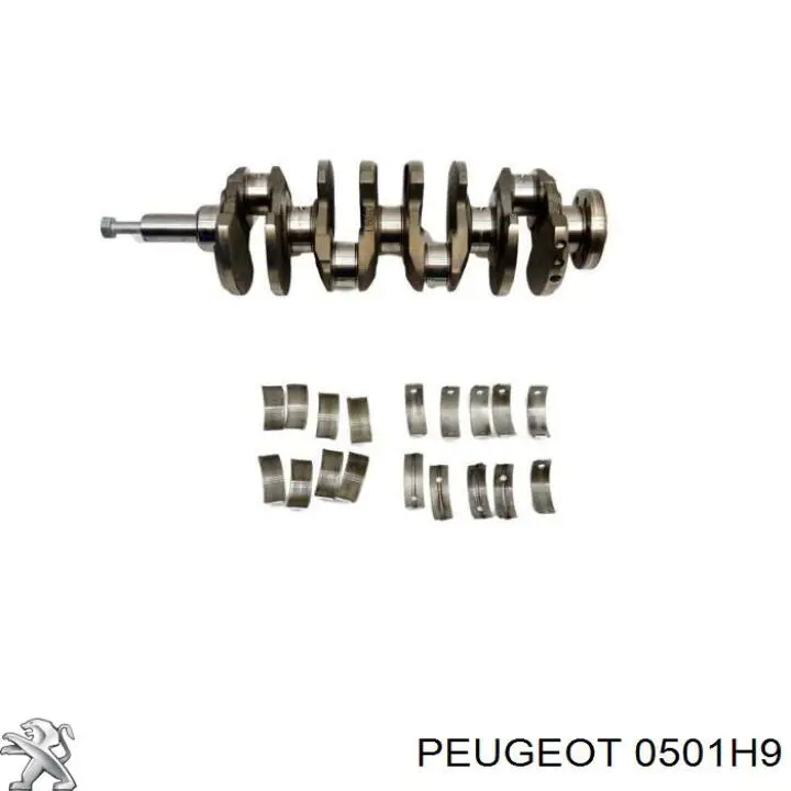 Вал коленчатый и маховик Peugeot/Citroen 0501H9 цена, от 75.93 USD
