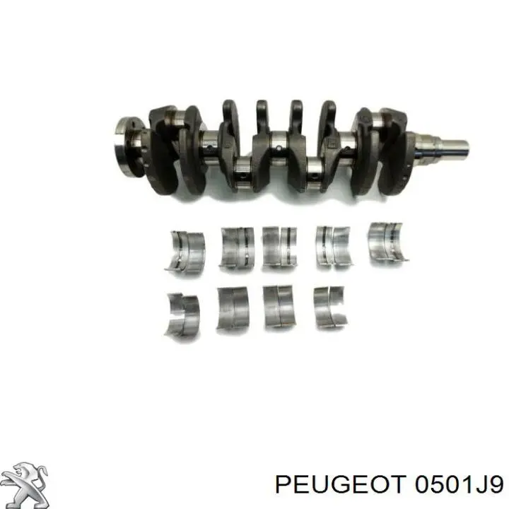 Вал коленчатый и маховик Peugeot/Citroen 0501J9 цена, от 70.30 USD
