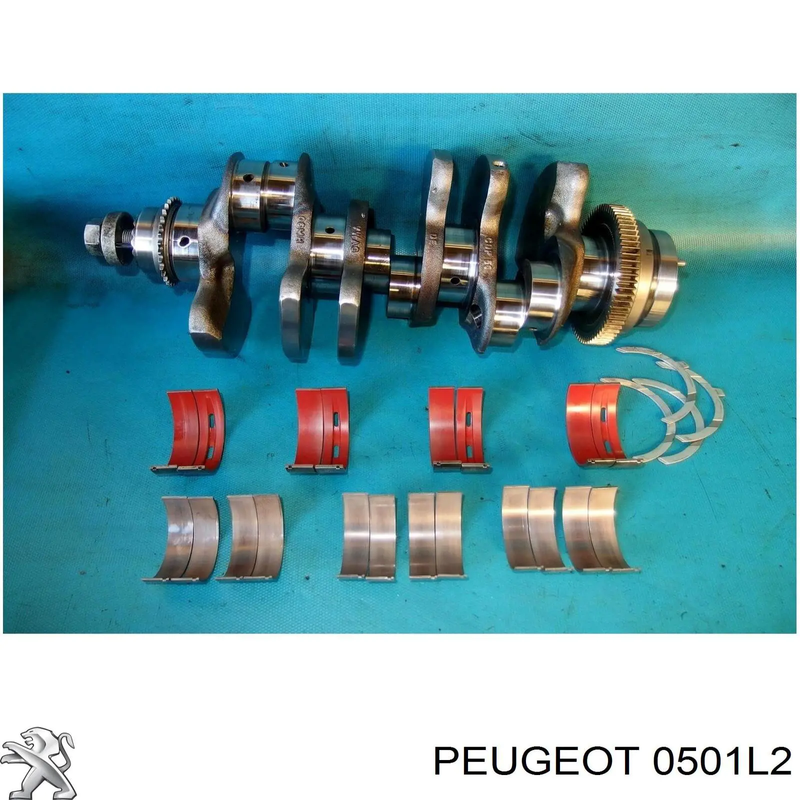 0501L2 Peugeot/Citroen Коленвал двигателя