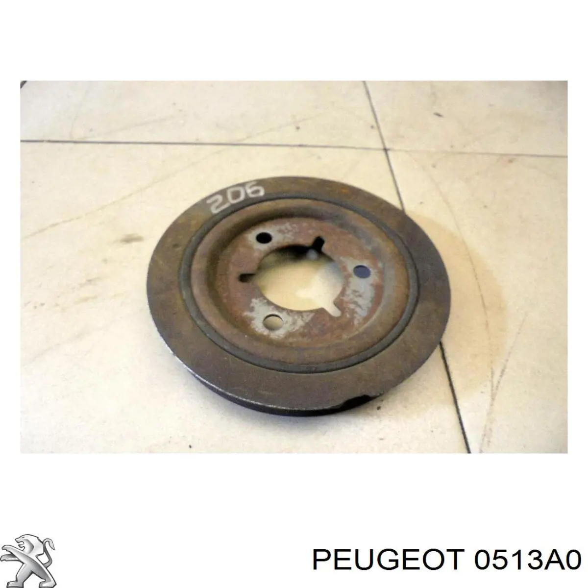 Звездочка привода коленвала 0513A0 Peugeot/Citroen