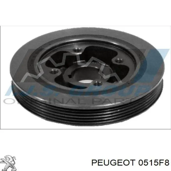 Купить 0515F8 Peugeot/Citroen Шкив-демпфер коленвала