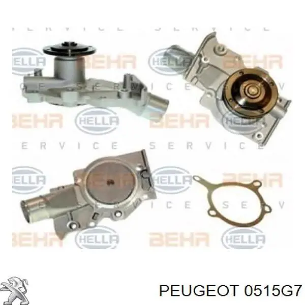 0515G7 Peugeot/Citroen Шкив коленчатого вала
