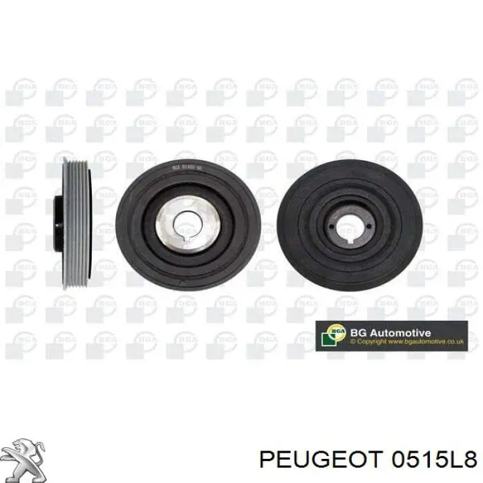 Купить 0515L8 Peugeot/Citroen Шкив-демпфер коленвала
