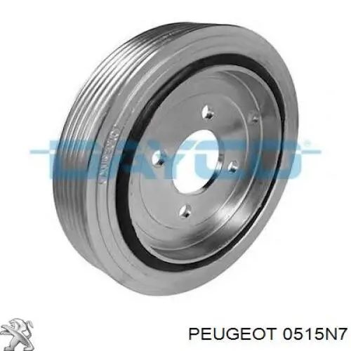 Купить 0515N7 Peugeot/Citroen Шкив-демпфер коленвала