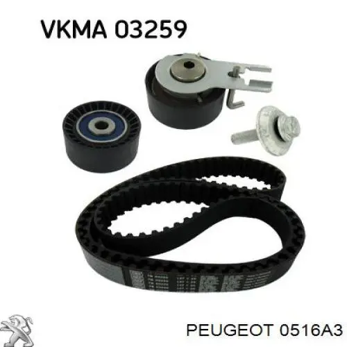 Болт шкива коленвала 0516A3 Peugeot/Citroen