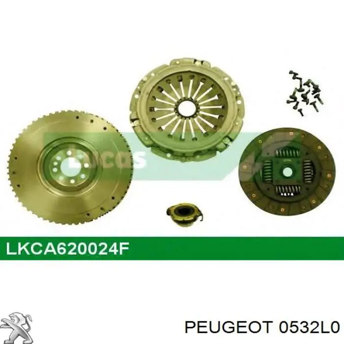 0532L0 Peugeot/Citroen Демпферный маховик