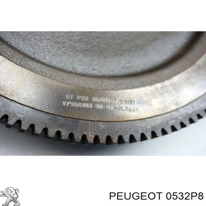Купить 0532P8 Peugeot/Citroen Маховик с зубчатым ободом