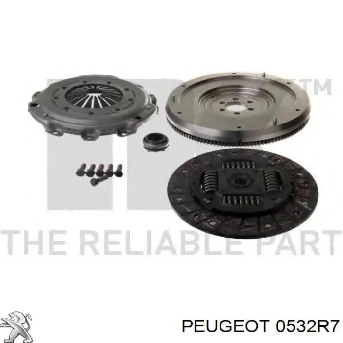 Купить 0532R7 Peugeot/Citroen Маховик с зубчатым ободом