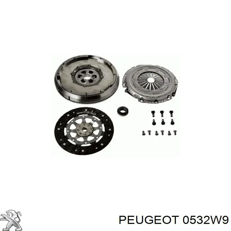 0532W9 Peugeot/Citroen Демпферный маховик