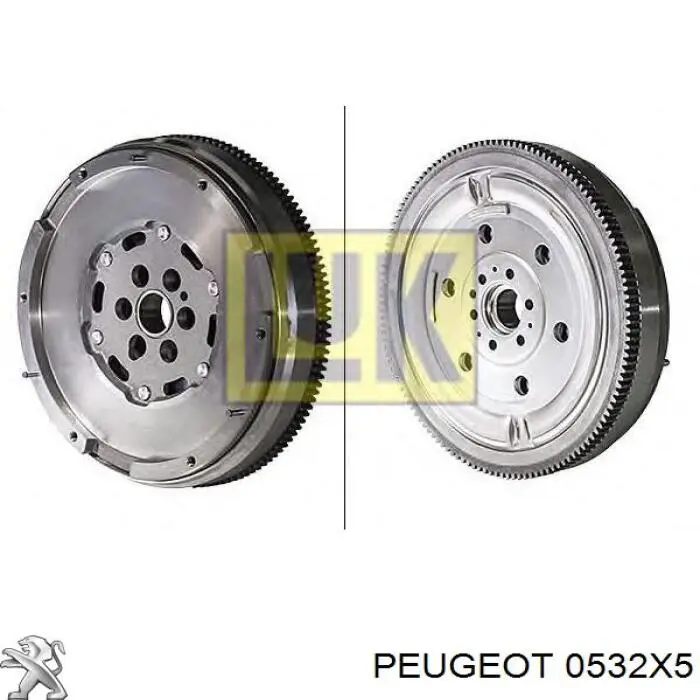 Маховик двигателя Peugeot/Citroen 0532X5 цена, от 265.17 USD
