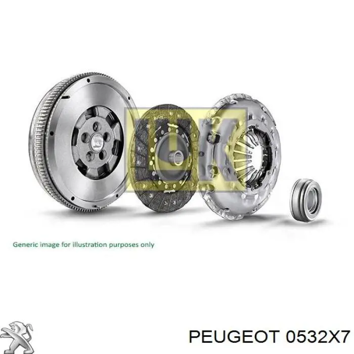 Маховик двигателя Peugeot/Citroen 0532X7 цена, от 235.39 USD