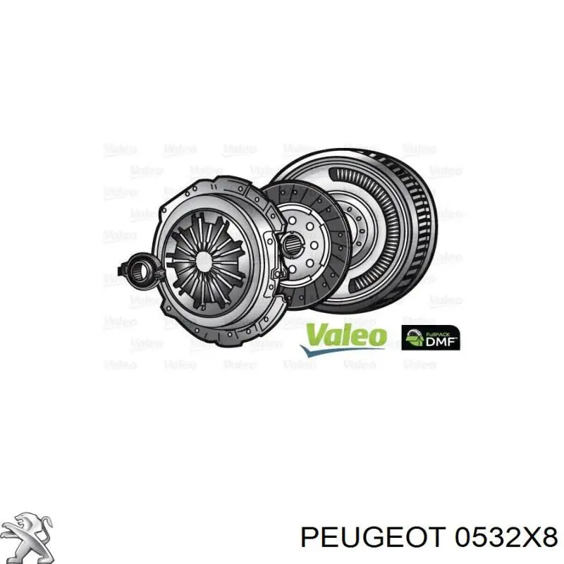 Купить 0532X8 Peugeot/Citroen Маховик с зубчатым ободом