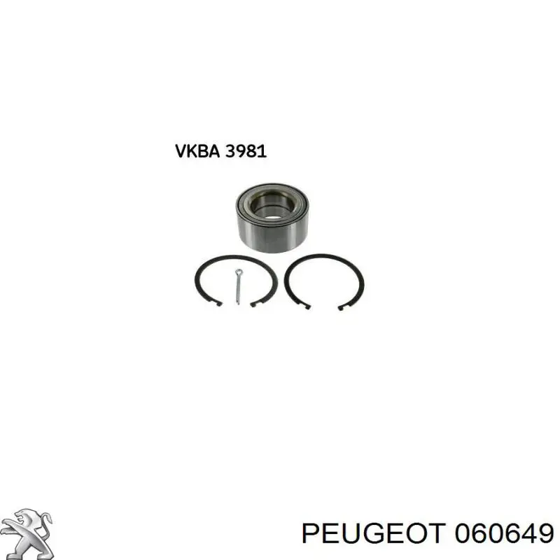 060649 Peugeot/Citroen вкладыши коленвала шатунные, комплект, стандарт (std)