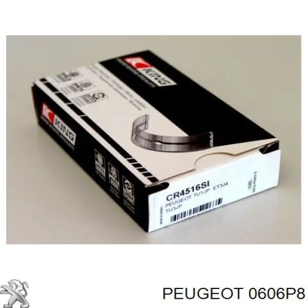 Шатунные вкладыши коленчатого вала Peugeot/Citroen 0606P8 цена, от 14.65 USD