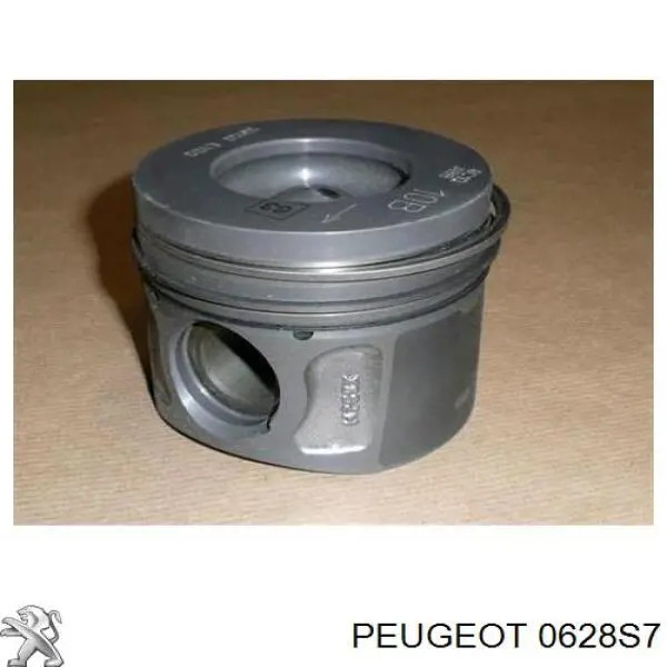 Pistón completo para 1 cilindro, STD 0628S7 Peugeot/Citroen