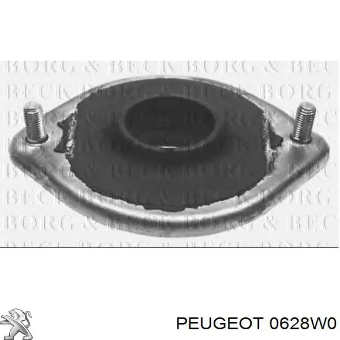 Pistón completo para 1 cilindro, cota de reparación + 0,50 mm 0628W0 Peugeot/Citroen