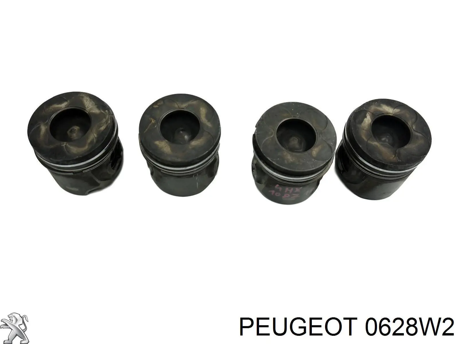 0628W2 Peugeot/Citroen Поршень в комплекте на 1 цилиндр, STD