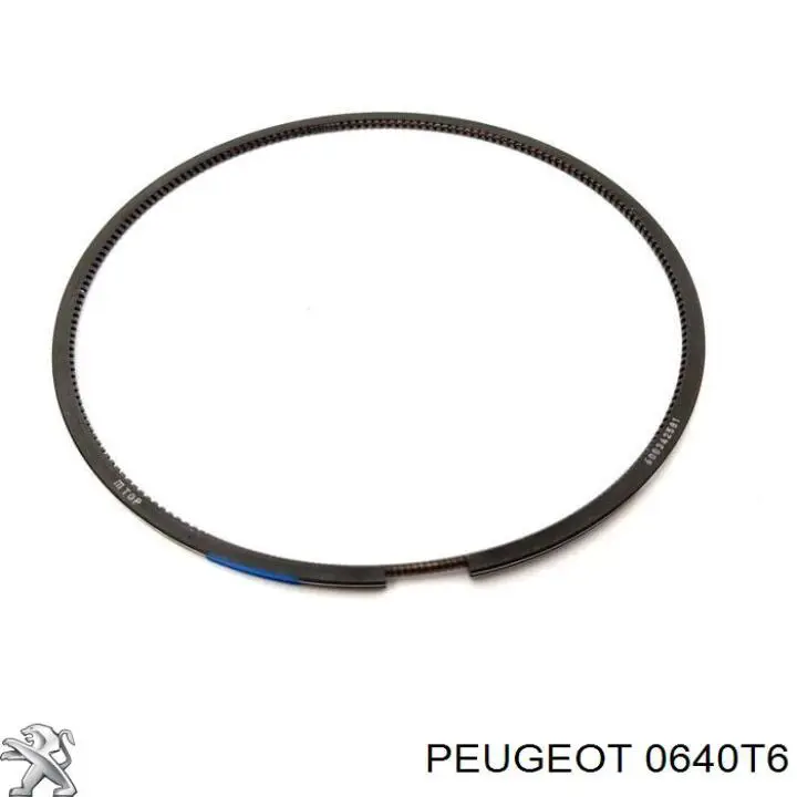 0640T6 Peugeot/Citroen кольца поршневые на 1 цилиндр, std.