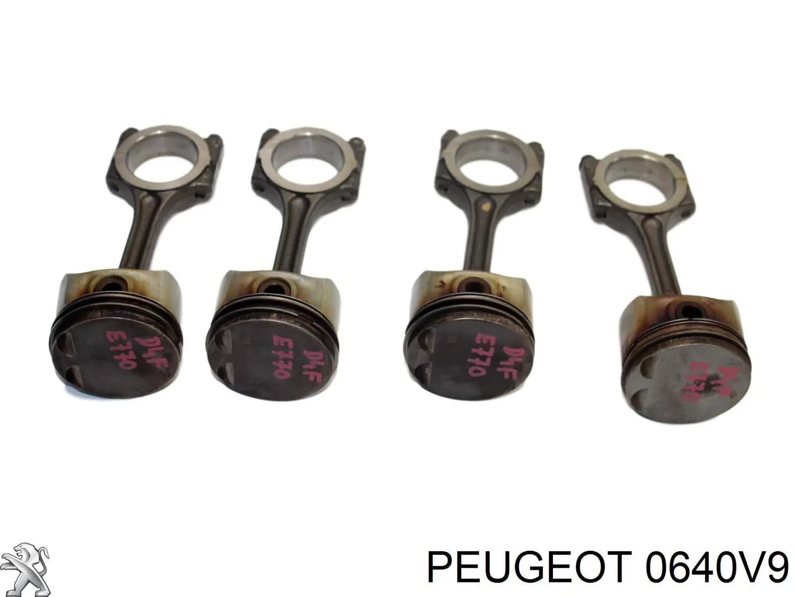 Кольца поршневые 0640V9 Peugeot/Citroen