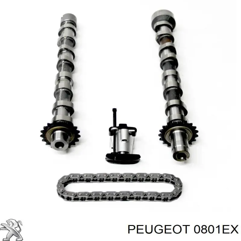 Árbol de levas escape 0801EX Peugeot/Citroen