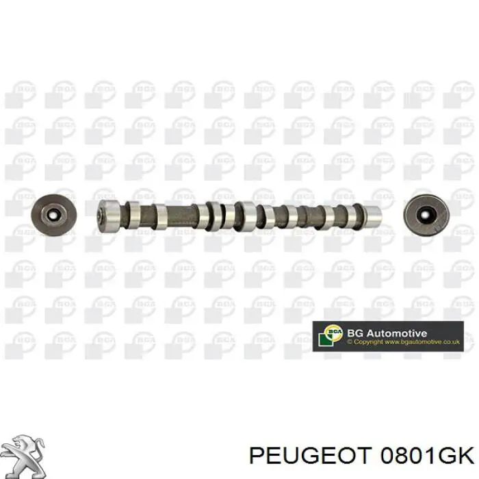 0801GK Peugeot/Citroen árvore distribuidora de motor de escape